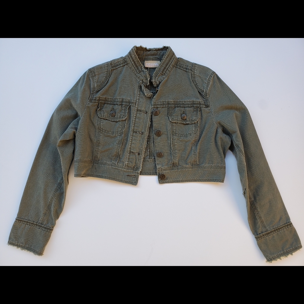 Crop Jean Jacket XL